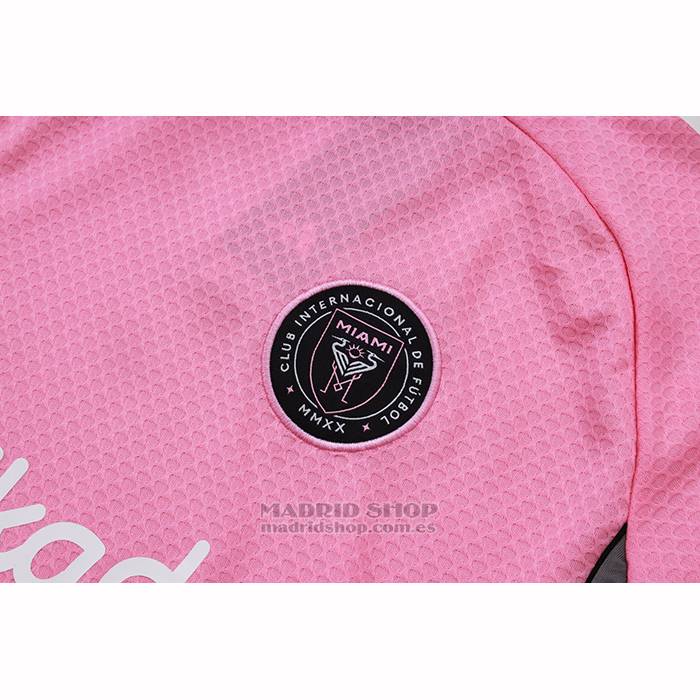 Chandal del Inter Miami Manga Corta 2025-2026 Rosa - Pantalon Corto